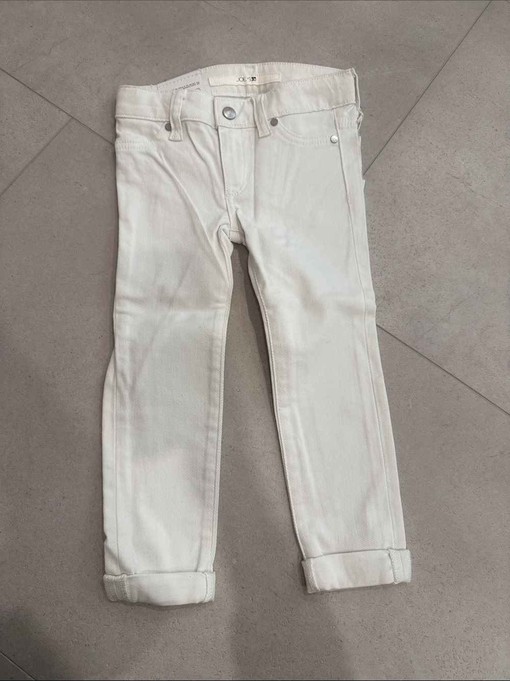 Joe's Jeans Kids White Stretch Denim Pants